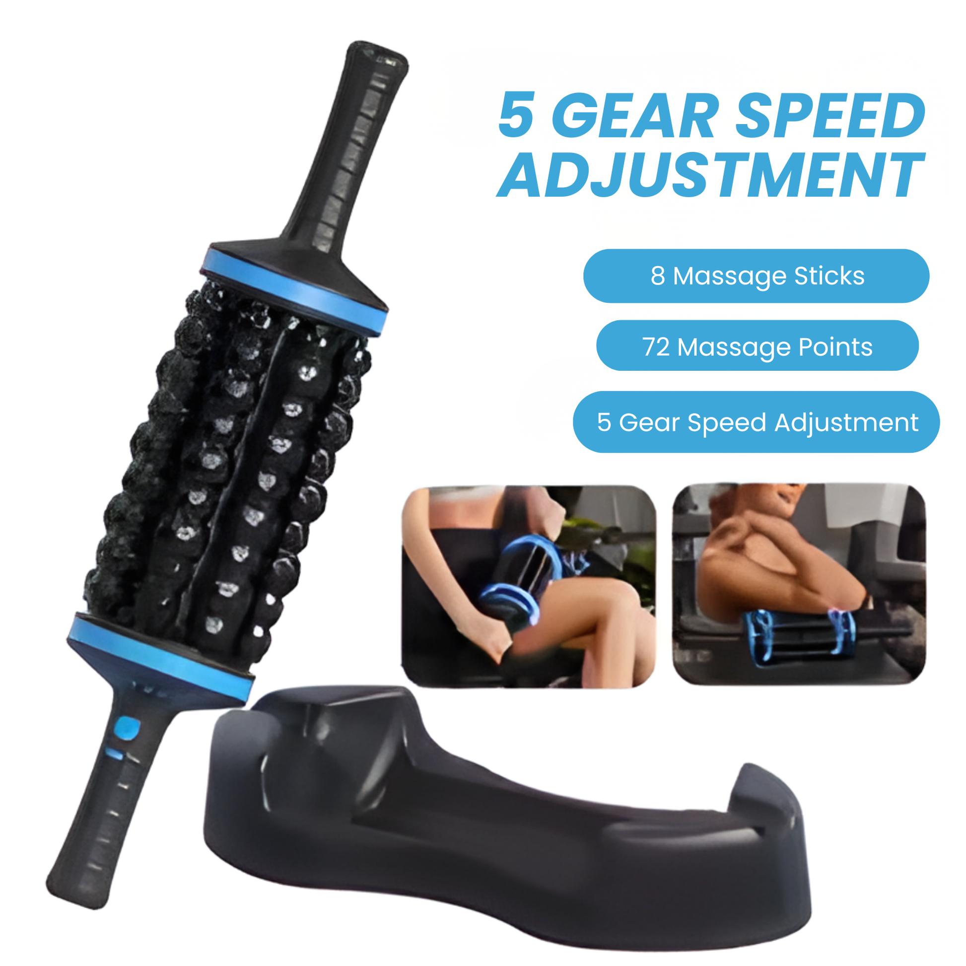 Dayflow Rolling Deep Tissue Percussion Massager